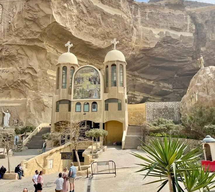 Rock-carved Coptic church 